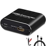 HDMI Audio Extractor video/ljuddelare 3D 4K