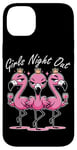 iPhone 14 Plus Cute Pink Flamingos Girls Night Out for Friends Flamingo Case