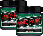 MANIC PANIC Venus Envy Hair Dye – Classic High Voltage - (2PK) Semi Permanent