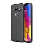 LG G8 ThinQ litsi suojakotelo - Musta