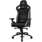 DRIFT GAMING Chair DR600 -DR600BGRAY - Chaise de Jeu Professionnelle, Similicuir, accoudoirs 4D, Piston de Classe 4, mécanisme