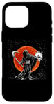 iPhone 16 Pro Max The Grim-Reaper Skeleton Skull Death Scythe Grunge Horror Case