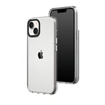 RhinoShield Clear Compatible avec [iPhone 14/13] | Résiste au jaunissement, Haute Transparence, Coque de Protection Personnalisable Clear - Noir Contour objectifs Photo