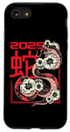 Coque pour iPhone SE (2020) / 7 / 8 2025 Année du serpent Nouvel an chinois Fleurs du zodiaque