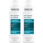 VICHY Dercos Technique Shampooing Ultra Apaisant Cheveux Gras 2x200 ml