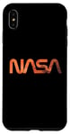 Coque pour iPhone XS Max Logo rétro de la NASA Mars Worm Patch Space Exploration Graphic