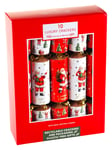 Luxury Christmas Crackers - Harvey & Mason - Santa Design - Pack of 10