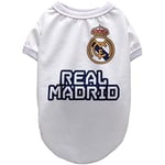 Real Madrid CF - T-Shirt pour Chien ou Chat, Taille XXS, Produit Officiel (CyP Brands)