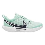 Nike Femme Nikecourt Zoom Pro Women's Hard Court Tennis Shoes, Mint Foam/Obsidian-White, 39 EU