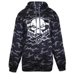 Call Of Duty Mens Camo Skull Logo Pullover Hoodie - M