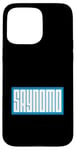 Coque pour iPhone 15 Pro Max Bleu SAYNOMO (Say No More) Bleu Couleur Graphique