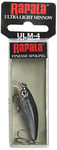 Rapala Ultra Light Minnow Fishing Lure - Soft Water Weighted Body - Swimming Depth from 0.6 to 0.9 m - 4 cm Made in Estonia Carbon Adult Unisex 4 cm / 3 g