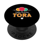 Happy Birthday saying Tora PopSockets Adhesive PopGrip