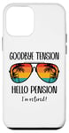 Coque pour iPhone 12 mini Goodbye Tension Hello Pension Happy Retirement 25 Im Retired