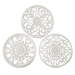 Lot de 3 Dessous de Plat en Silicone Extra épais pour Plats Chauds, casseroles et poêles, Support de Casserole, Tapis Chaud pour Mettre en Valeur Votre Table et comptoir, décoration et Accessoires de