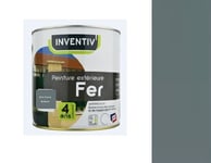 PEINTURE ANTIROUILLE GRIS FONCE BRILLANT 0.5L SPECIAL FER METAL METAUX FERREUX