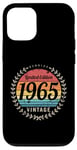 Coque pour iPhone 12/12 Pro Véritable design d'anniversaire vintage en édition limitée 1965