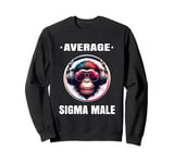 Monkey Shirt Funny Average Sigma Male Meme Shirt Sigma Sweatshirt