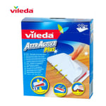 Vileda - Recharge lingettes jetables pour Serpillère Attractive Plus Blanc