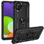 Samsung Galaxy A22 4G      Military Armour Case    Black