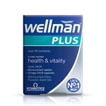 Vitabiotics Wellman Plus Omega 3/ 6/ 9 - 28 Tablets / 28 Capsules