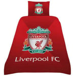 Liverpool FC Reversible Single Duvet Set (GR) Official Merchandise NEW UK