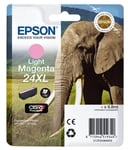 Epson 24XL Light Magenta High Capacity,  XP750/XP850 LGT MAGENTA INK CART 9.8ml