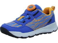 Superfit Free Ride Gore-Tex Sneaker, Blau/Orange 8010, 2 UK