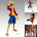 Anime Figur En bit Zoro Actionfigur Monkey·D·Luffy Figur Skulptur Dekoration Staty Dockmodell Samlarobjekt Leksaksfigur 18cm