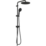 Colonne de douche avec inverseur manuel - Economie d'eau - GROHE Vitalio Start System 250 - Noir Mat - 266802431