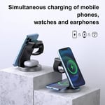 3 in 1 Wireless Charger Stand for iPhone/Samsung Galaxy/iWatch/AirPods Earbuds