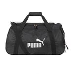 PUMA Evercat No. 1 Logo Duffel Bag, Black/Silver, One-Size