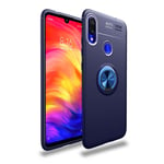 Xiaomi Redmi Note 7 rengaspidike suojakotelo - Sininen Tummansininen