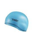 Aqua-Speed Cap Silicone Combinaison 111-42 Bonnet de Natation, Adultes Unisexe, Bleu (Bleu), Senior