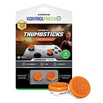 KontrolFreek Omni Manette de Performance pour Xbox One et Xbox Series X, 2 manettes concaves Taille Basse, Orange/Blanc