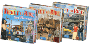 Ticket To Ride 3-pack (Amsterdam, New York, San Fransisco)