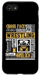 iPhone SE (2020) / 7 / 8 Wrestling Half Nelson Wrestler Adjectives Cross Face Case