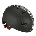 Fischer BMX Track Casque de vélo Fille, Noir, S/M