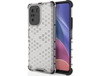 Hurtel Honeycomb Pansarskal Med Gelram Xiaomi Redmi K40 Pro+ / K40 Pro / K40 / Poco F3 Transparent