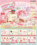 Re-Ment My Melody and Strawberry Room Box All 8 types Miniature Model Sanrio