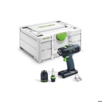 Perceuse-visseuse 18V T 18+3-Basic (sans batterie ni chargeur) + Systainer SYS3 - FESTOOL - 576448