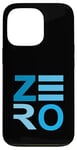 Coque pour iPhone 13 Pro Bleu Zeroed In! Graphique couleur bleue