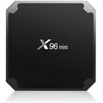 X96mini Smart TV BOX 2GB + 16GB Android 7.1.2 Amlogic S905W Quad Core 1080P 4K H.265/H.264 HDTV HDR Multimedia WiFi Svart