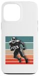 Coque pour iPhone 13 Pro Max Athlète de football action force agilité sport jeux de