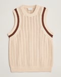 Drôle de Monsieur Knitted Vest Cream