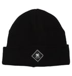 DC Shoes Homme Label Beanie Bonnet, Noir, Taille Unique EU