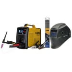 Vito - Poste a souder Professionnel inverter mma tig 250 Ampères +12 baguettes ø 2.5 mm + Cagoule lcd + Mallette