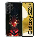 Cokitec Coque Renforcée en Verre Trempé pour Samsung Galaxy S23 Plus Manga Solo Leveling Igris