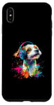 iPhone XS Max Artistic Colorful Jack Russell Terrier Headphones Dog Jacky Case