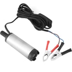 Pompe a eau 12v,Pompe Submersible en acier inoxydable, 12V, 3.8cm, pour eau, diesel, kérosène, outil de ravitaillement en carburant, 8500r/m - Eosnow